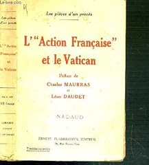 Action francaise vatican d'occasion  Livré partout en France