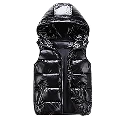 Puffer vest hooded for sale  Delivered anywhere in UK