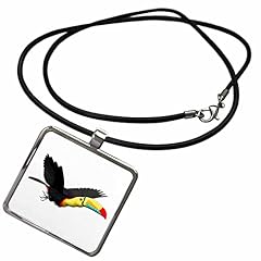 3drose necklace rectangle for sale  Delivered anywhere in USA 