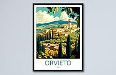 Orvieto travel print for sale  Delivered anywhere in USA 