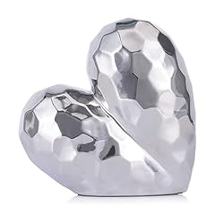 Silver heart shape for sale  Delivered anywhere in USA 