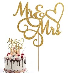 Mrs cake topper for sale  Delivered anywhere in UK