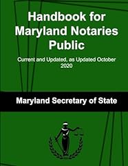 Handbook maryland notaries for sale  Delivered anywhere in USA 