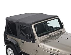 King 4WD Premium Replacement Soft Top with Upper Doors - Black Diamond with Tinted Windows - Jeep Wrangler TJ 1997-2006 for sale  Delivered anywhere in USA 