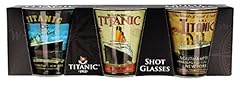 Titanic shot glasses for sale  Delivered anywhere in UK