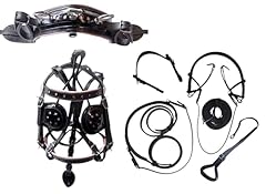 Equitem black leather for sale  Delivered anywhere in USA 