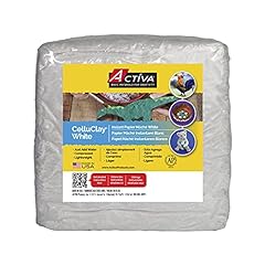 ACTIVA CelluClay Instant Papier, 2 lbs, White Paper, used for sale  Delivered anywhere in USA 