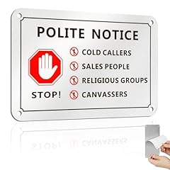 Cold caller sign for sale  Delivered anywhere in UK