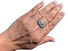 Zuni turquoise coral for sale  Delivered anywhere in USA 