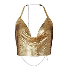 Women sexy metallic for sale  Delivered anywhere in USA 