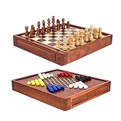 Oocome wooden chess for sale  Delivered anywhere in UK
