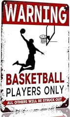 Basketball tin sign for sale  Delivered anywhere in USA 