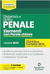 Dispensa diritto penale. usato  Spedito ovunque in Italia 