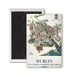 Dublin map british for sale  Delivered anywhere in UK