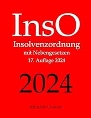 Inso insolvenzordnung aktuelle gebraucht kaufen  Wird an jeden Ort in Deutschland