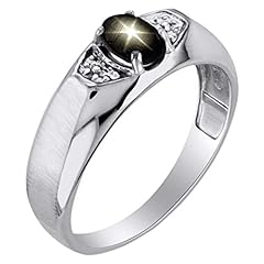 Schwarzer sternsaphir ring gebraucht kaufen  Wird an jeden Ort in Deutschland