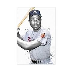 Hank aaron canvas for sale  Delivered anywhere in USA 