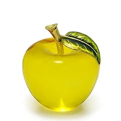 Crystal apple paperweight for sale  Delivered anywhere in UK