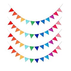 48pcs rainbow pennant for sale  Delivered anywhere in USA 