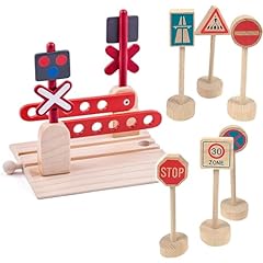 Set holz bahnübergang gebraucht kaufen  Wird an jeden Ort in Deutschland