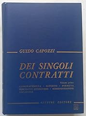 Dei singoli contratti. usato  Spedito ovunque in Italia 