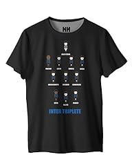 Noorhero - Inter Triplete T-Shirt - XXS - Nero, usato usato  Spedito ovunque in Italia 