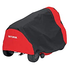 Craftsman Riding Lawn Mower Cover, Large, Black/red, for sale  Delivered anywhere in UK