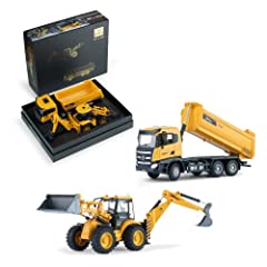 Top Race Metal Construction Diecast Dump Truck and for sale  Delivered anywhere in Ireland