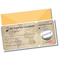 Buono regalo vacanza usato  Spedito ovunque in Italia 