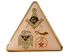 Triangle masonic 32nd for sale  Delivered anywhere in USA 