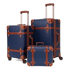 NZBZ Vintage Luggage Sets 3 Pieces Luxury Cute Suitcase, used for sale  Delivered anywhere in USA 