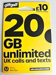Giffgaff triple sim for sale  Delivered anywhere in UK