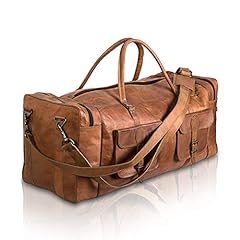 Leather duffel bag for sale  Delivered anywhere in USA 