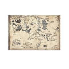 Middle earth map for sale  Delivered anywhere in USA 