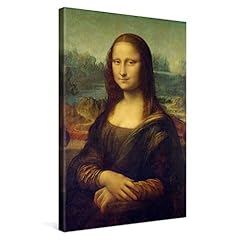 PICANOVA – Leonardo da Vinci – Mona Lisa 40x60cm – Quadro su Tela – Stampa Incorniciata con Spessore di 2cm Altre Dimensioni Disponibili Decorazione Moderna – Arte Classica usato  Spedito ovunque in Italia 