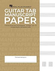 Guitar tablature manuscript for sale  Delivered anywhere in USA 