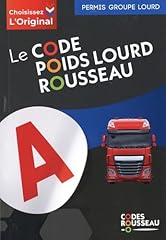Code rousseau poids d'occasion  Livré partout en France