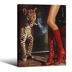 Cool leopard red for sale  Delivered anywhere in USA 