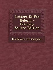 Lettere feo belcari for sale  Delivered anywhere in UK