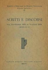 Scritti discorsi dal usato  Spedito ovunque in Italia 