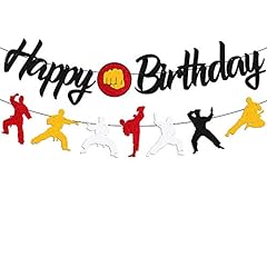 Karate birthday banner for sale  Delivered anywhere in USA 