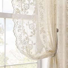 Beige lace curtains for sale  Delivered anywhere in USA 