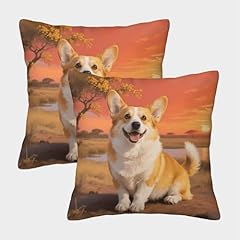 Wxlwhr corgi cushion for sale  Delivered anywhere in UK