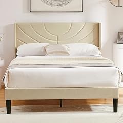 Vecelo upholstered platform for sale  Delivered anywhere in USA 