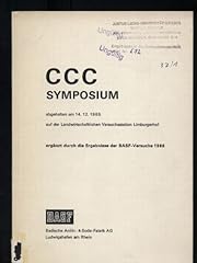 Ccc syposium abgehalten gebraucht kaufen  Wird an jeden Ort in Deutschland
