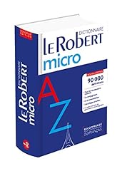 Dictionnaire robert micro d'occasion  Livré partout en France