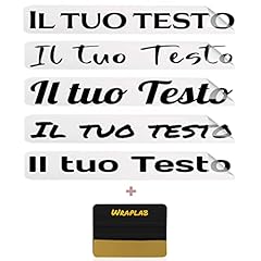 Testo adesivo personalizzato usato  Spedito ovunque in Italia 