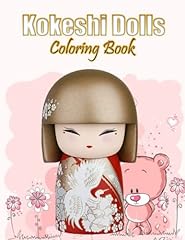 Kokeshi dolls coloring for sale  Delivered anywhere in USA 