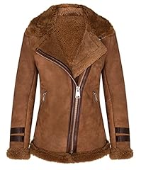 Women brown sheepskin for sale  Delivered anywhere in UK
