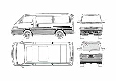 Photo blueprint toyota for sale  Delivered anywhere in UK